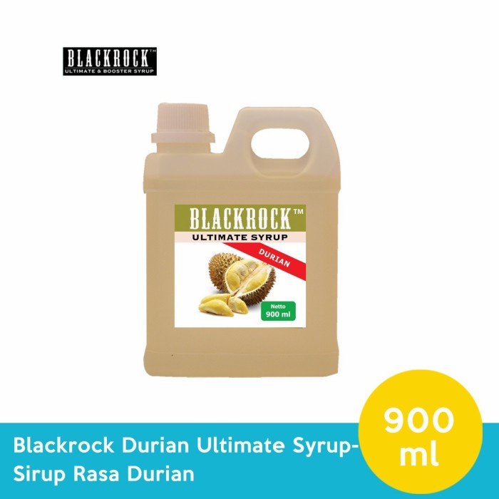 

Blackrock Durian Ultimate Syrup 900 ml - sirup rasa durian