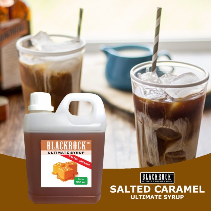 

Blackrock Salted Caramel Ultimate Syrup 900 ml - siru rasa caramel