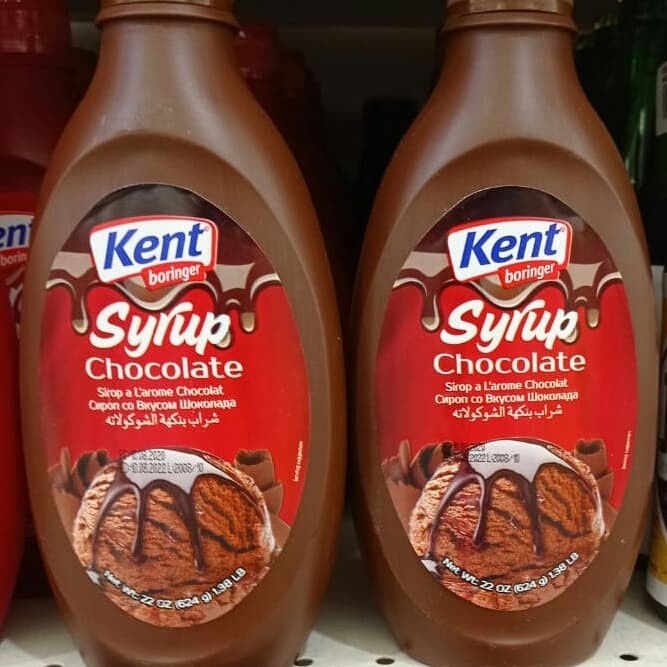 

kent boringer syrup chocolate 624gr