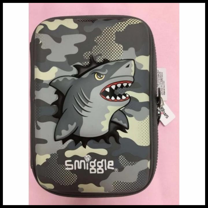 

DISKON SMIGGLE ORI SHARK BUDZ PENCIL CASE HARDTOP/ TEMPAT PENSIL SMIGGLE/KADO !!!!