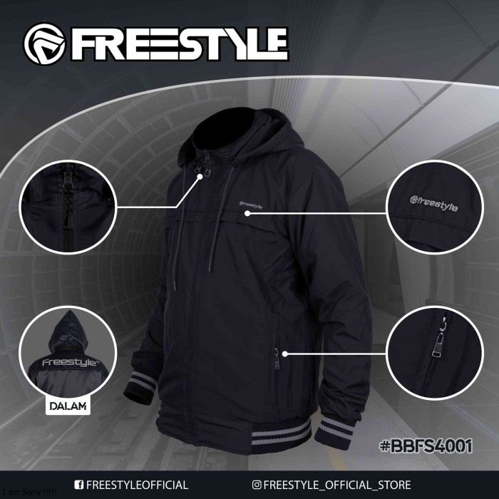 Jaket Pria Bb Bolak Balik Casual Running Jaket Outdoor Freestyle