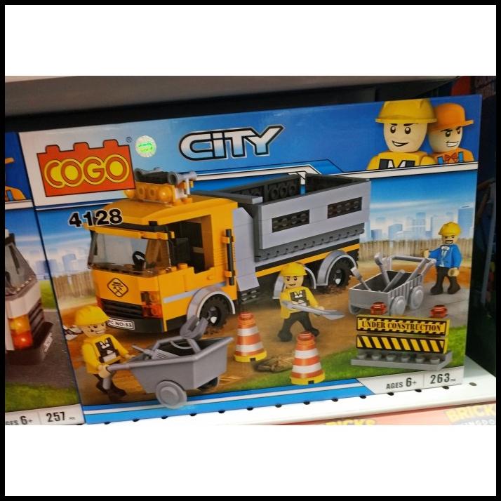 DISKON SALE MAINAN: COGO CITY BRICKS UNDER CONSTRUCTION 