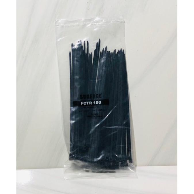 

*$*$*$*$] Kabel Ties Kabel Tie 2.5 x 150mm Panjang 16cm Hitam - Putih isi 100pcs