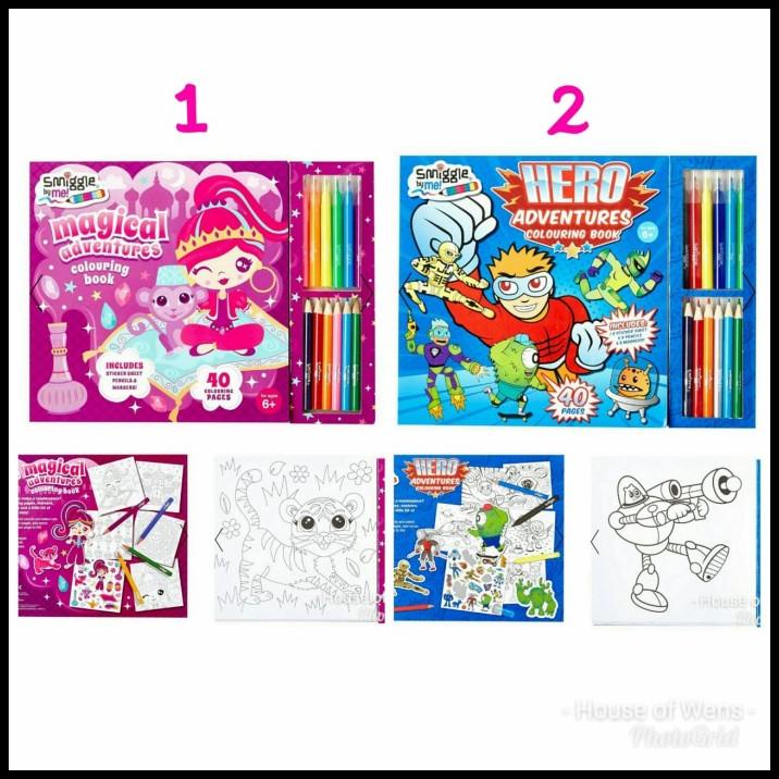 

TERBARU SMIGGLE KOOKY COLOURING BOOK - BUKU GAMBAR MEWARNAI SMIGGLE !