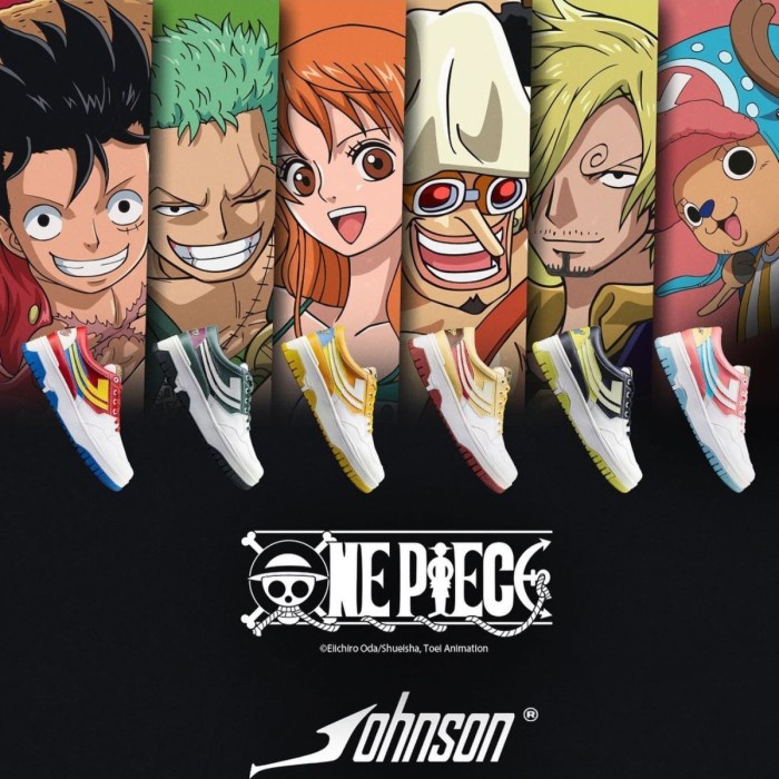 Hards Sepatu Johnson X One Piece Original