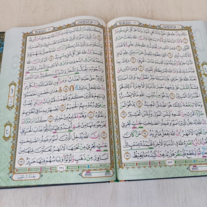 

PR0M0 Alquran Tajwid Warna Waqaf Ibtida Utsmani A4, Al-Quran Mushaf Tadarus