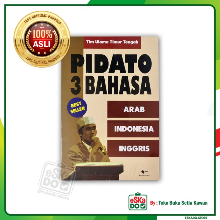 

sale Buku Pidato 3 Bahasa (Arab, Indonesia, Inggris) Termurah