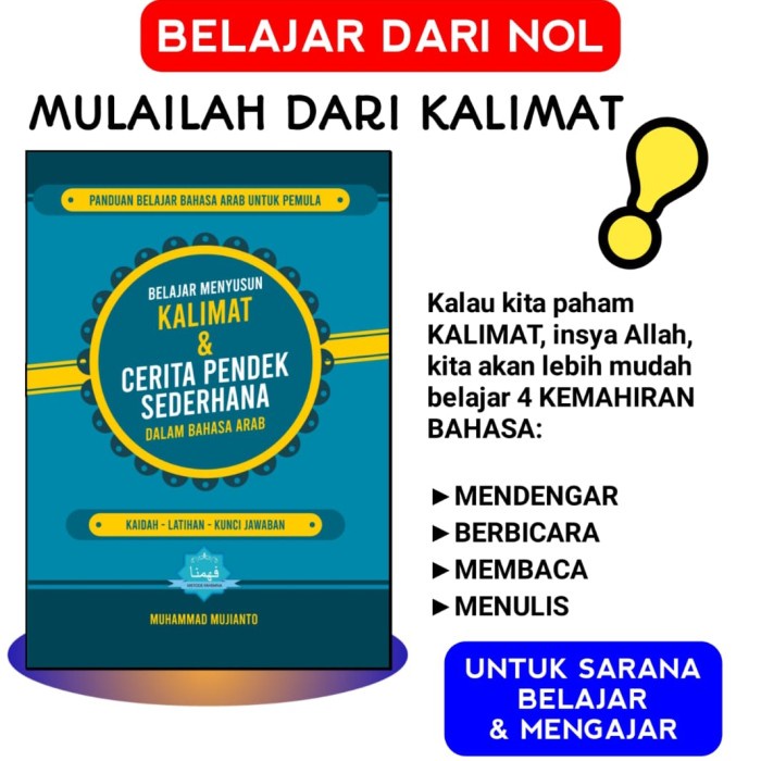 

NEW BUKU BELAJAR MENYUSUN KALIMAT CERITA PENDEK SEDERHANA METODE FAHIMNA