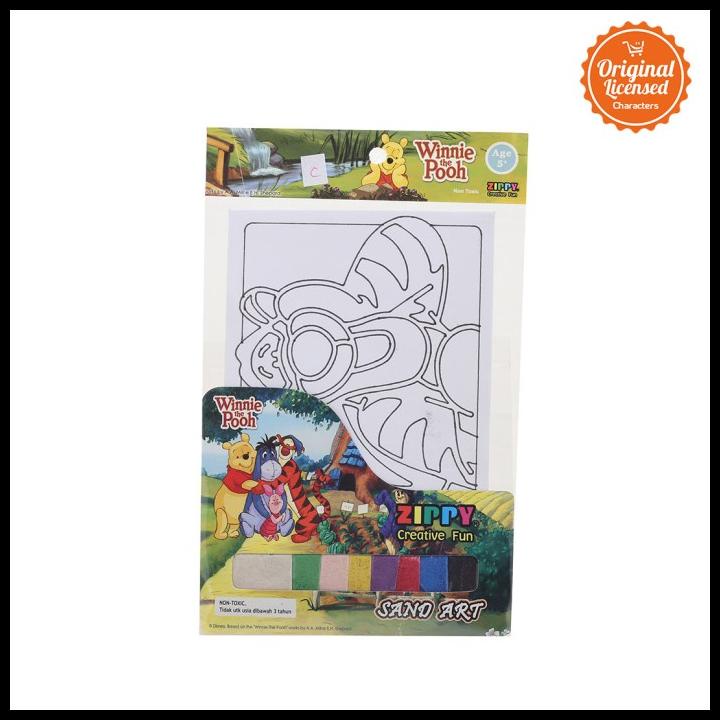 

HOT DEAL DISNEY WINNIE THE POOH SAND ART OPP BAG STYLE C !!!!!!!