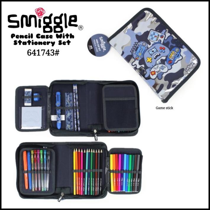 

GRATIS ONGKIR SMIGGLE MIDI ZIP STATIONERY SET GAME, KITTY, UNICORN, LEOPARD/GIFT SET !!