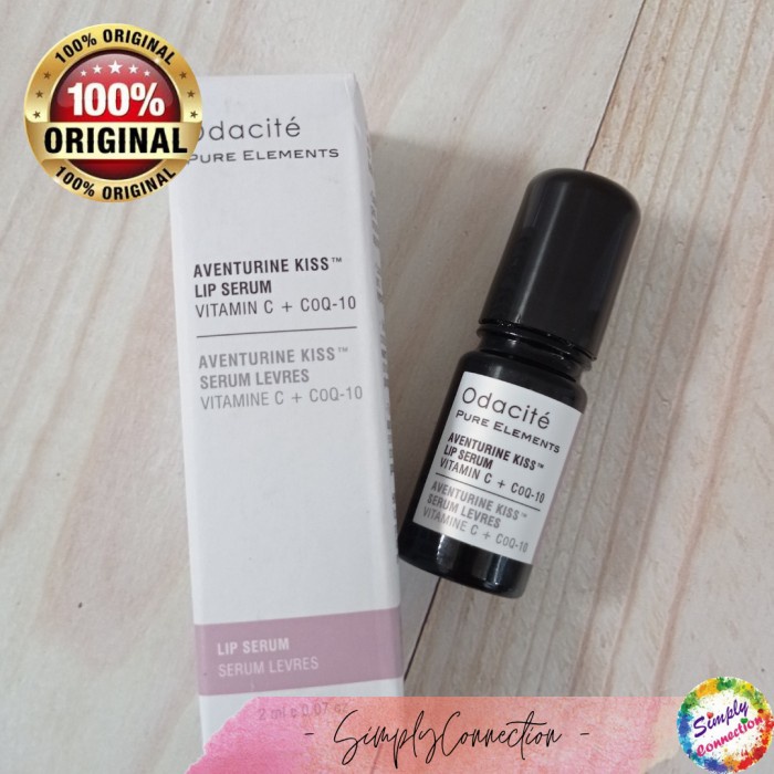 ODACITE Aventurine Kiss Lip Serum (Vitamin C + COQ-10) ( 2ml )