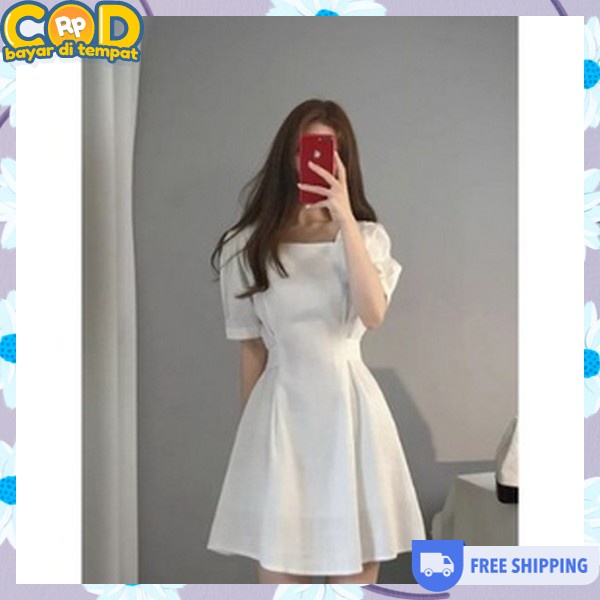 Sress Pendek Selutut Mini Dreass Selutut Pakaian Deres Wnita Terbaru Casual Dres Natal Kekinian Mini