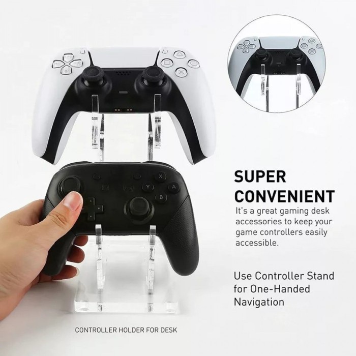 Vertical Dual Controller Stand Holder PS4 PS5 Dualsense Dualshock