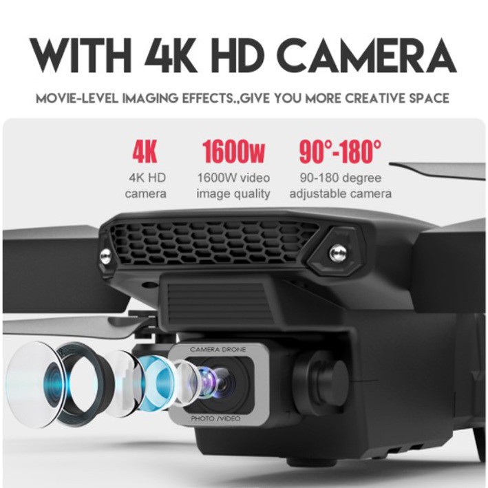 Rc Drone E88 4K Camera Drone Kamera E88 Pro Dual Camera Ni Drone