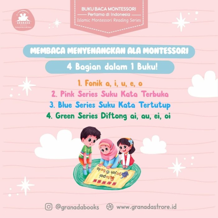 

Buku Membaca Menyenangkan Ala Montessori Zahra Zahira IIMC