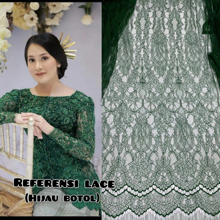 Brokat santily Brukat chantily Bahan brokat semi prancis kain brukat