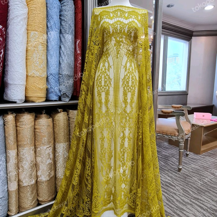 brokat semi prancis brukat potongan kebaya brukat bahan brokat