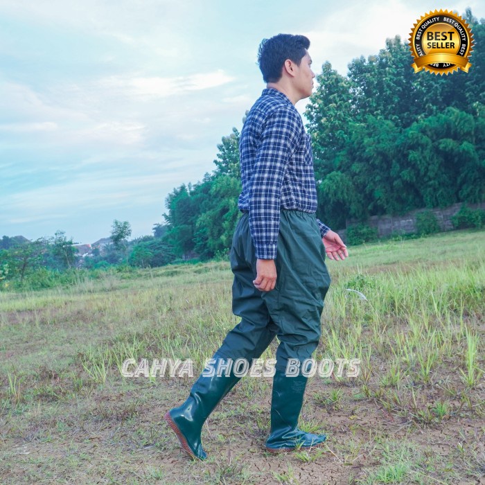 SEPATU BOOT BOOTS KARET SAWAH KEBUN LADANG PETANI MANCING ORIGINAL