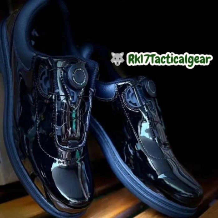 Original Sepatu Pdh Taliputar Webest Tni Polri Kulit Kilap Asli