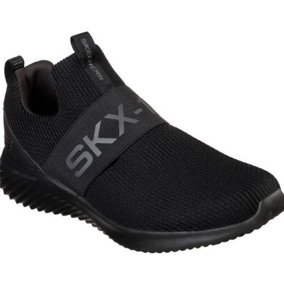 Skechers Skx Bounder Men'S Slip On Shoes - Black