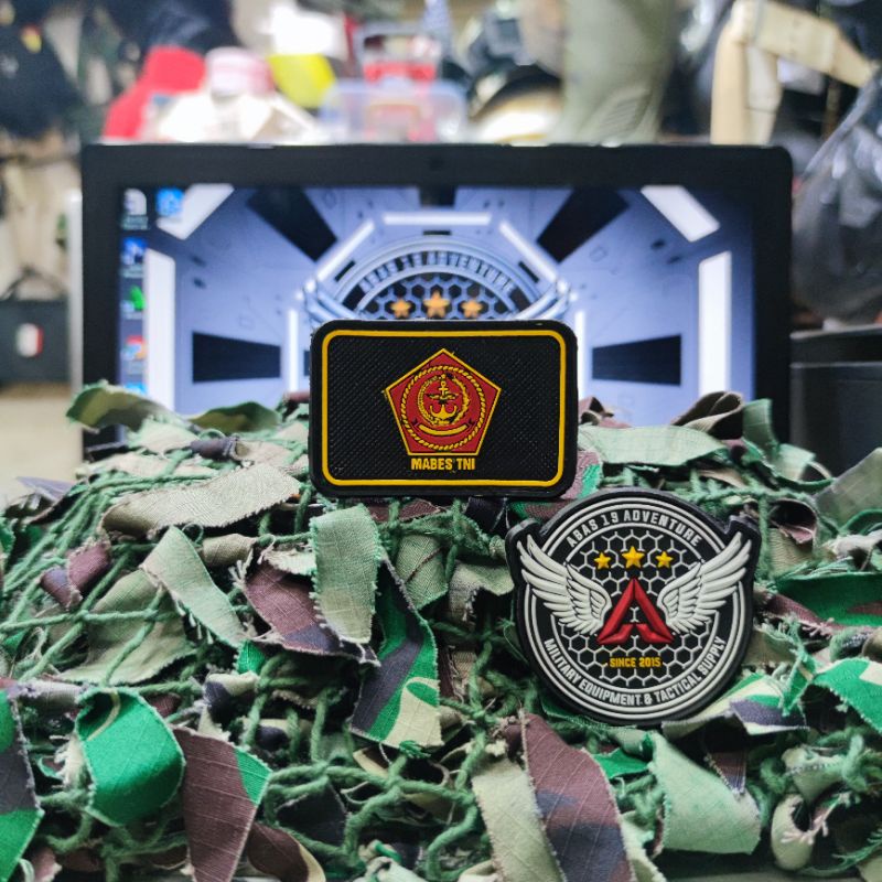 Patch Rubber Logo Karet MABES TNI
