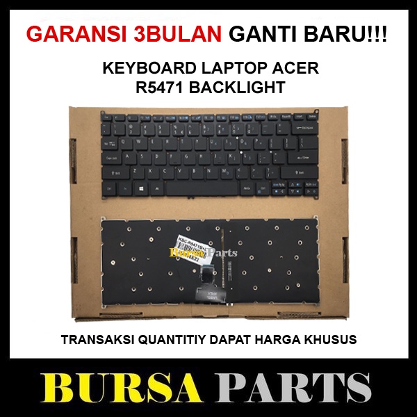 Keyboard Laptop Acer Aspire R5-471T Backlite