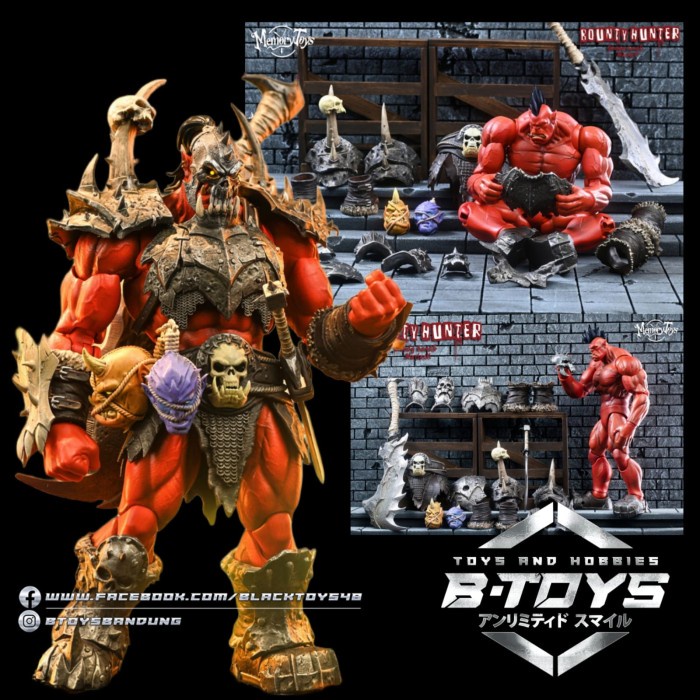 Memory Toys Bounty Hunter Bloody Hands Morlock Action Figure 1/10 Ready