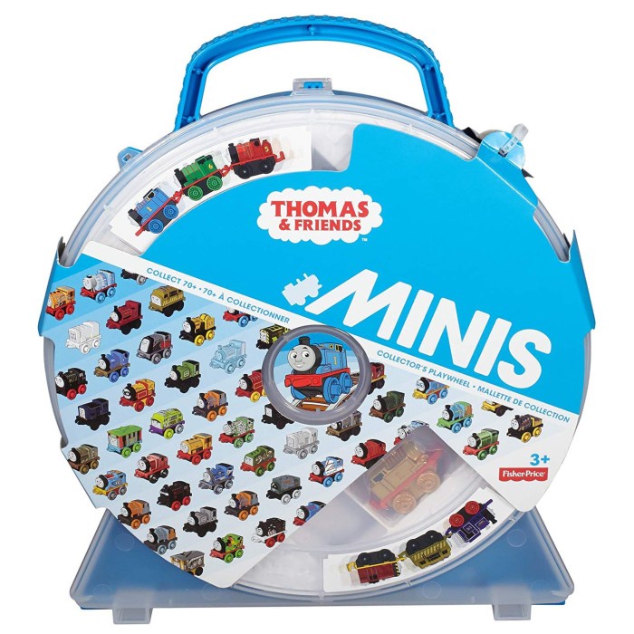 ✅New Fisherprice -Thomas  Friends Minis Collector'S Playwheel / Carry Case Bisa Sameday