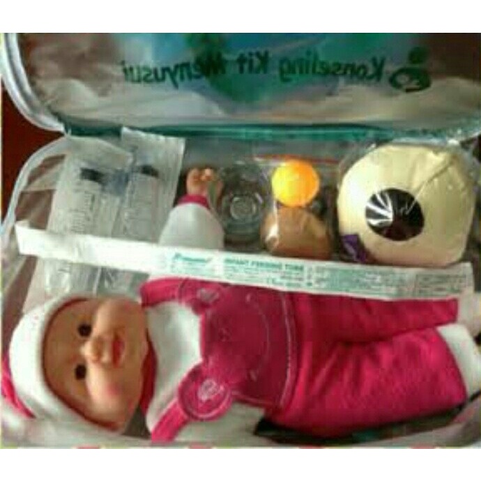 konseling kit ( alat peraga menyusui yang benar ) -Tatasie