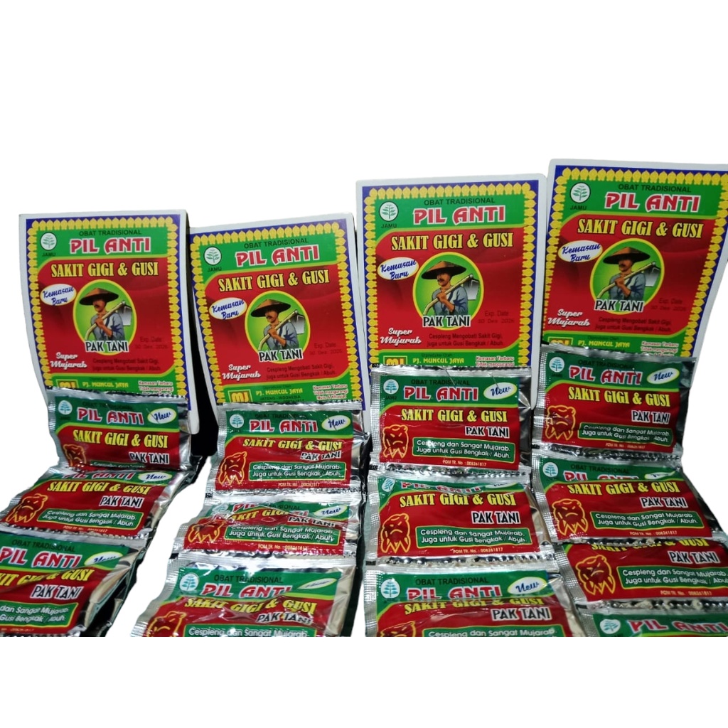 OBAT SAKIT GIGI AMPUH PAK TANI PIL