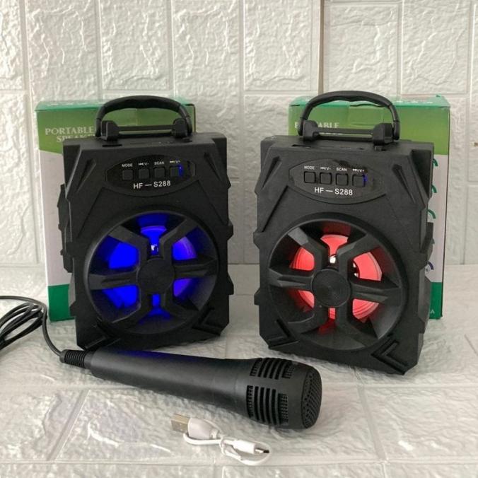 ] SPEAKER KARAOKE 288 FREE MIC