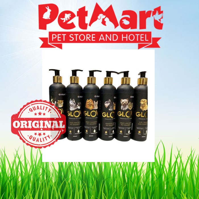GLOW SHAMPO PREMIUM PET CARE 300ML - SHAMPOO HEWAN ANJING KUCING