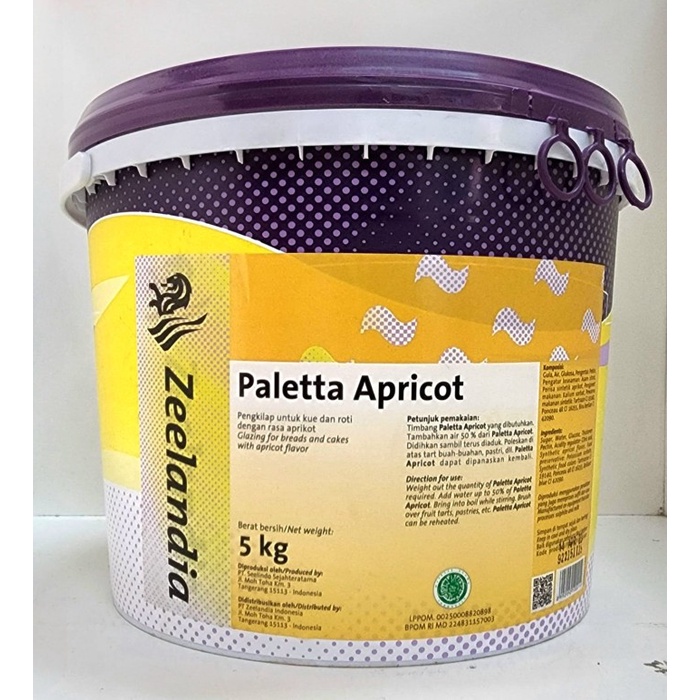 

Zeelandia Selai Apricot Paletta 5 Kg