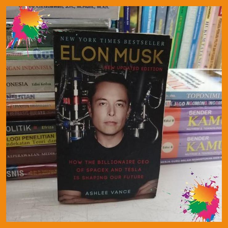 

original buku novel bekas bahasa inggris elon musk [fany]