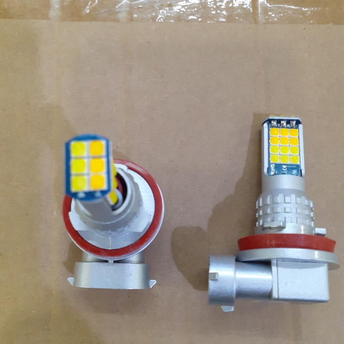 Promo Lampu Led Fog Lamp Mobil H11.30Led 2Warna Putih & Kuning