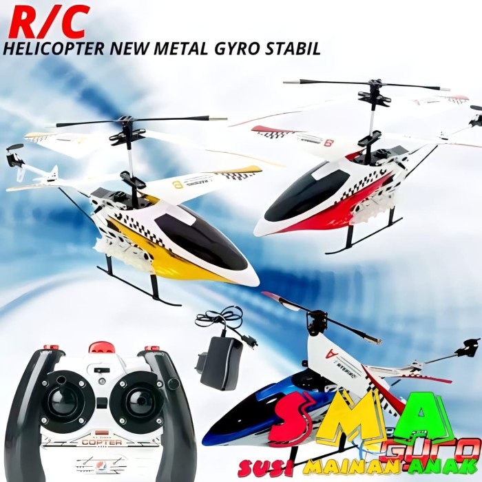 Terlaris Mainan Heli Helicopter Remote Control R/C Hx 703