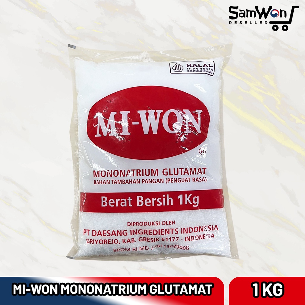 

Won Yedap Rasa 1Kg Cin Vetsin Msg (Kemasan Pabrik )