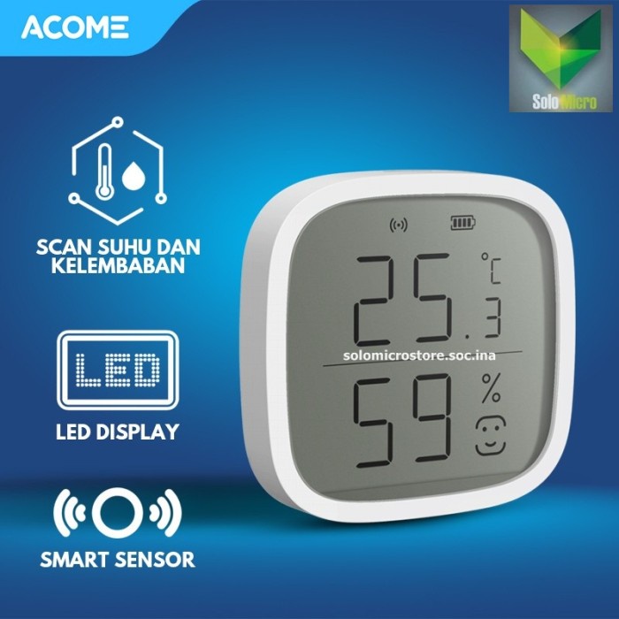 ACOME Smart Control Sensor Sensor Suhu Kelembapan Udara TH1