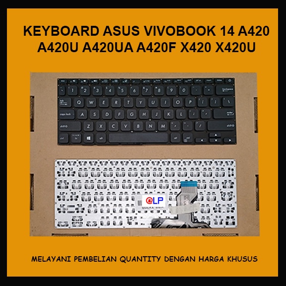 Keyboard Laptop Asus Vivobook 14 A420 A420u A420ua A420f X420 X420u X420ua