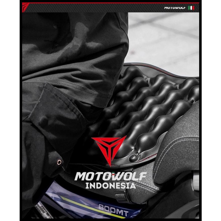 TERMURAH ALAS JOK MOTOR BANTAL UDARA MOTOWOLF AIR SEAT CUSHION BREATHABLE 3601 