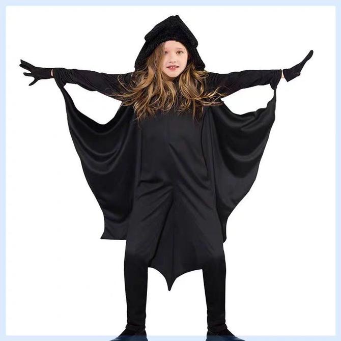 

Kostum Kelelawar Jumpsuit Bat Hitam Costume Cosplay Halloween Party Limited Edition