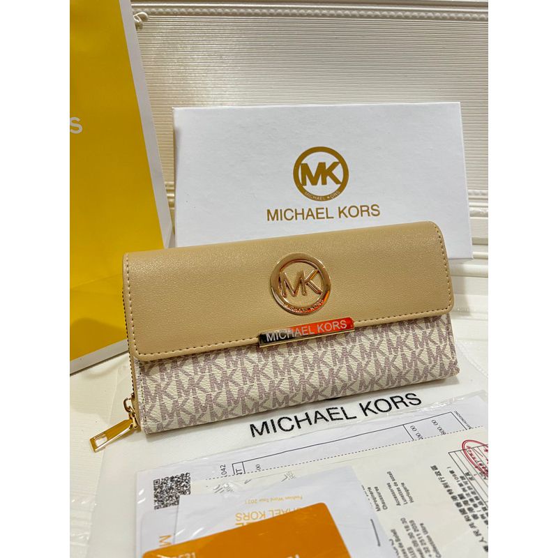 Best Seller Dompet Wanita Mk Free Box Tutup Magnet Kualitas Premium Super Grosir