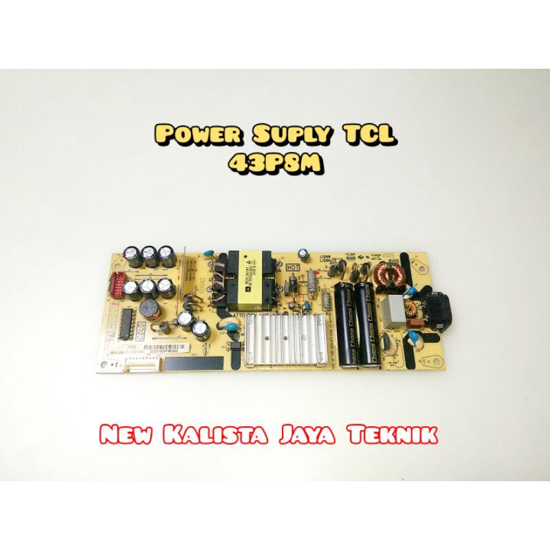POWER SUPLY TV TCL 43P8M ORIGINAL 40-L12NW4-PWD1CG PSU TCL 43P8 REGULATOR TV 43p8m PSU 43P8 MESIN TV