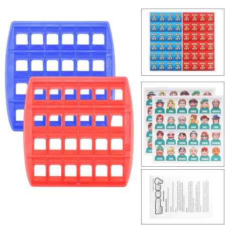 Berkualitas Mainan Anak Tebak Gambar Board Game Who is it / Permainan Tebak -tebakan Orang 