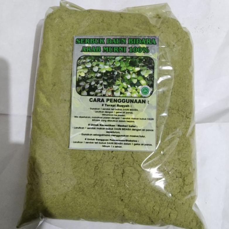 

New! Serbuk Daun bidara Arab Murni 100% (1kg) ..