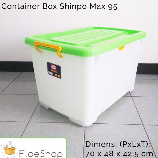 ~~~~~] Box Container / Kontainer Shinpo CB 95 Max (95 Liter)