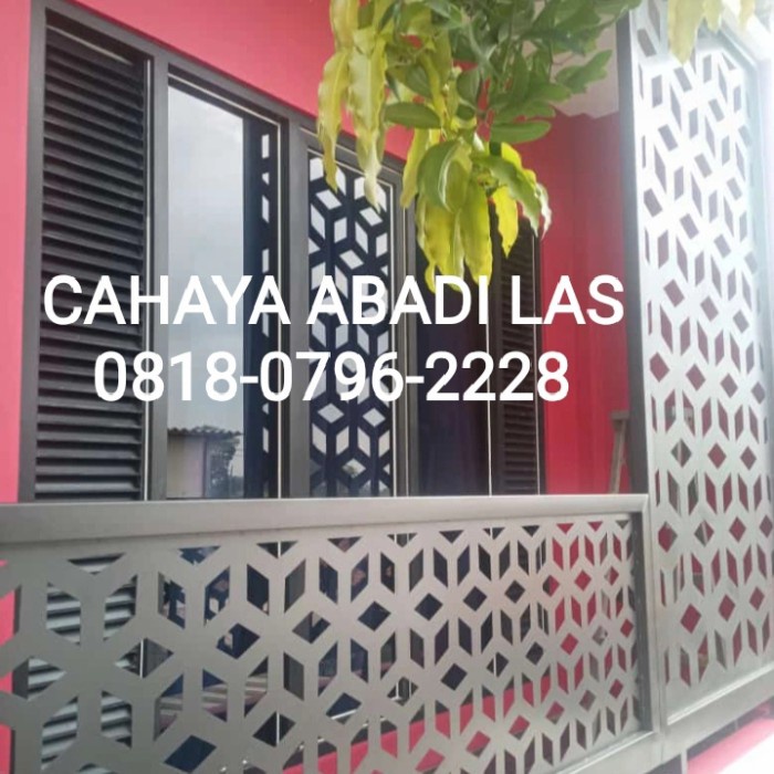 Promo Railing Pagar Laser Cutting/Fasad Laser Cutting/Pagar