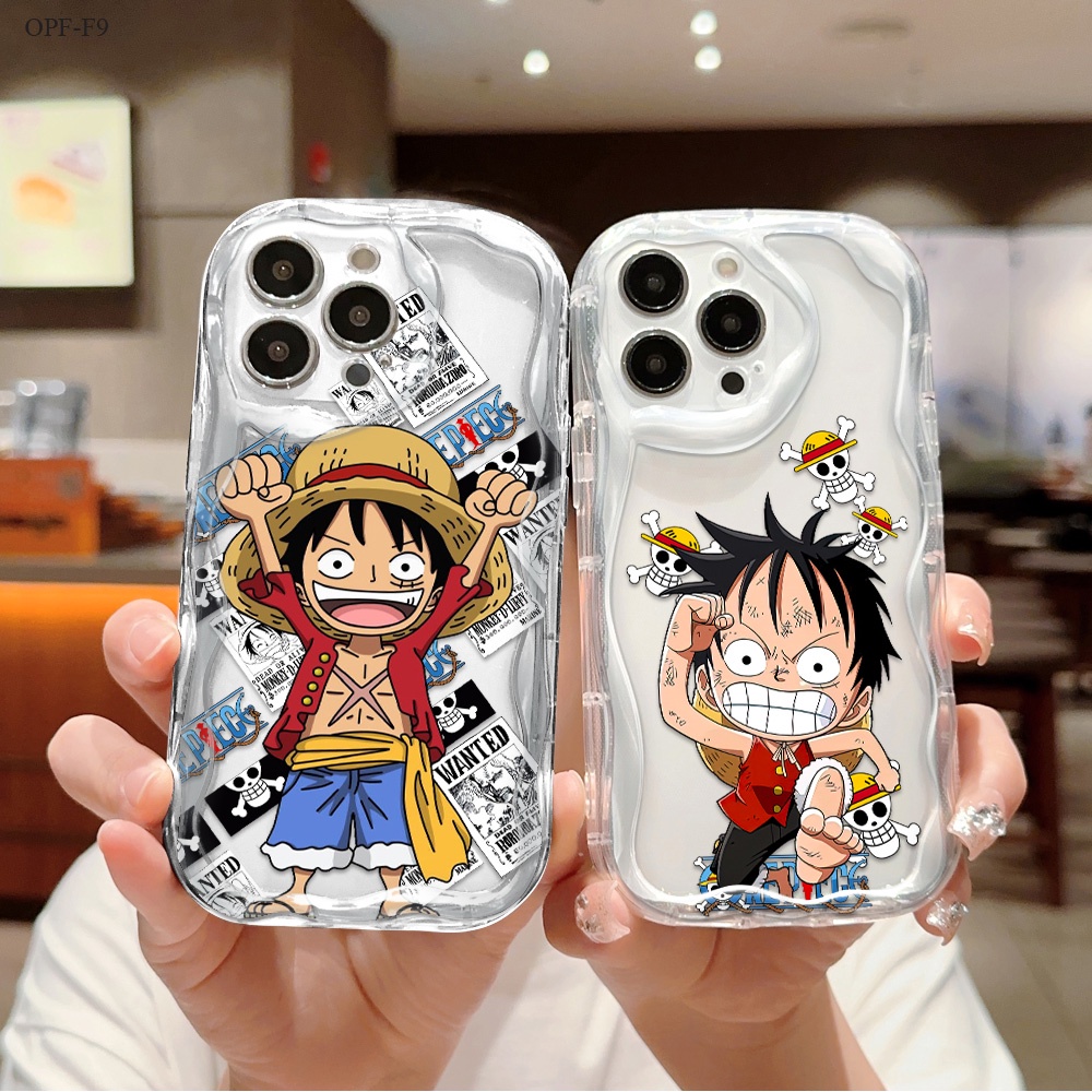 Casing Hp Untuk Untuk  OPPO F9 F11 F23 5G Casing HP Phone Softcase Case Soft Kartun Q Version Luffy
