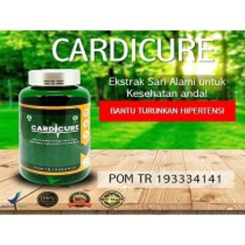 CARDICURE Original Obat Herbal Tinggi Kolestrol Jantung Koroner Herbal
