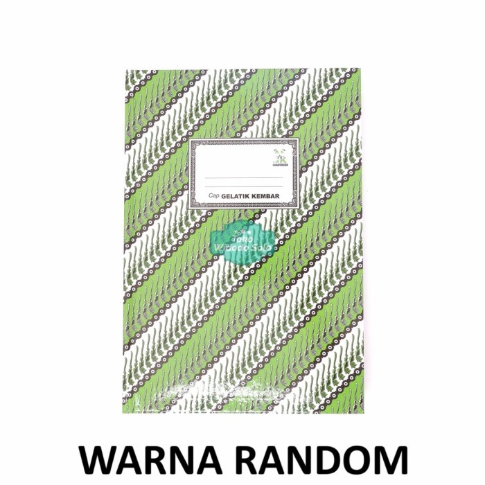 

Buku Tulis Hard Cover Folio 200 Gelatik Kembar GK F4 21x31cm Ecer
